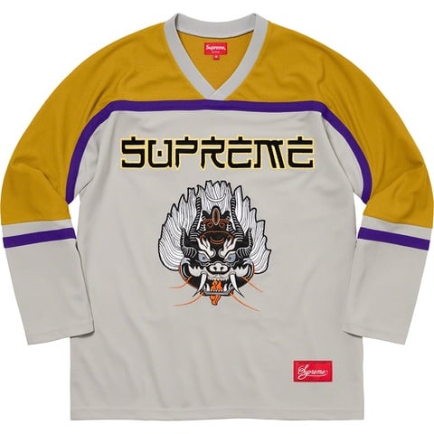 Supreme Demon Hockey Jersey - Grey