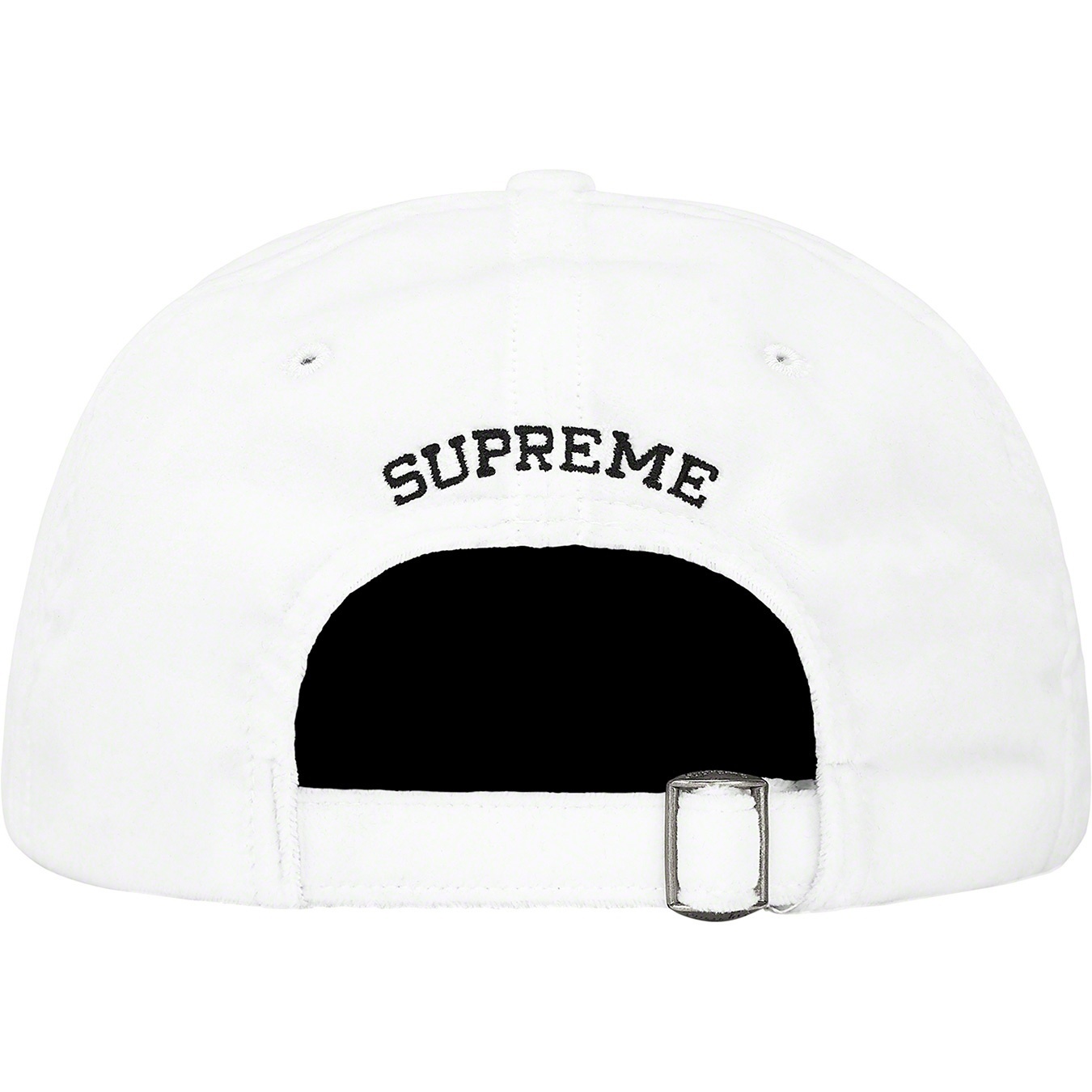 Supreme Velvet 2-Tone 6-Panel (FW21) - White - $54
