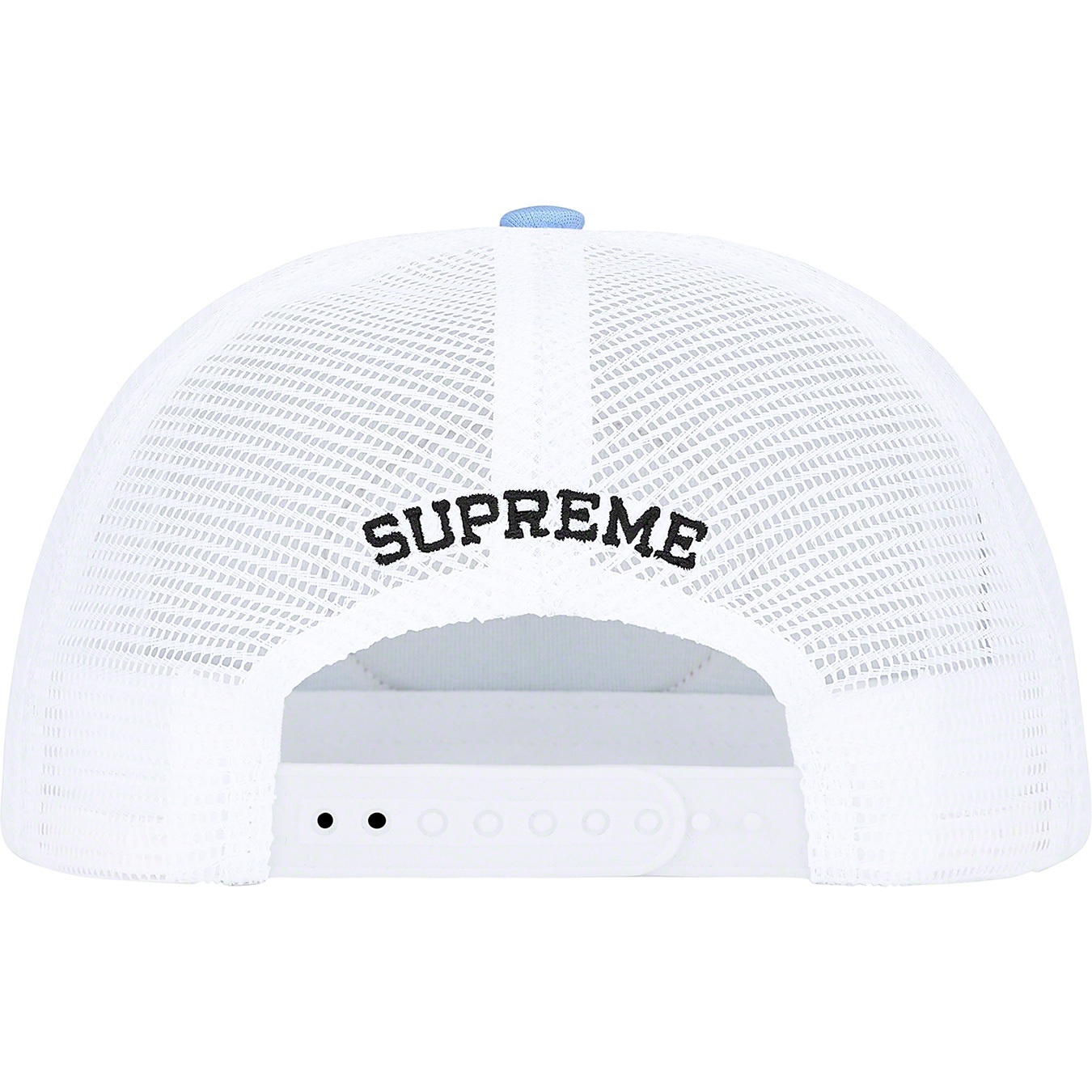 Supreme Authorized Mesh Back 5-Panel (FW21) - Light Blue - $42
