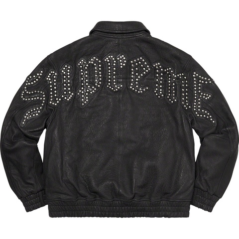 Pebbled Leather Varsity Jacket - fall/winter 2021 - Supreme