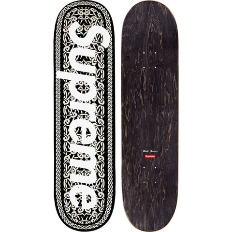 スケートボード supreme Celtic Knot Skateboard 8.5 Black Celtic Knot Skateboard - fall/winter 2021 - Supreme