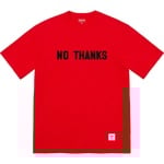 Supreme No Thanks S S Top (FW21) - Red