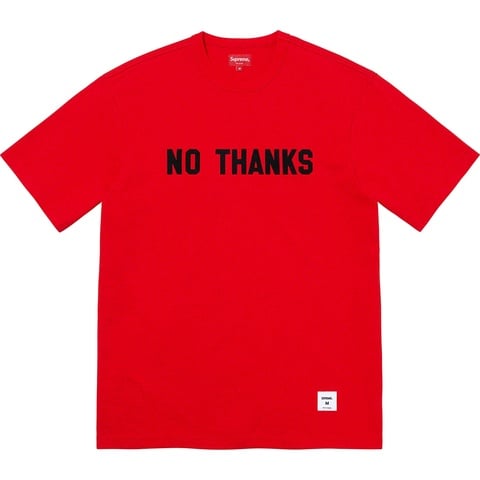 く*ル様 SUPREME NO THANKS Tシャツ Lサイズ No Thanks S/S Top - fall/winter 2021 - Supreme