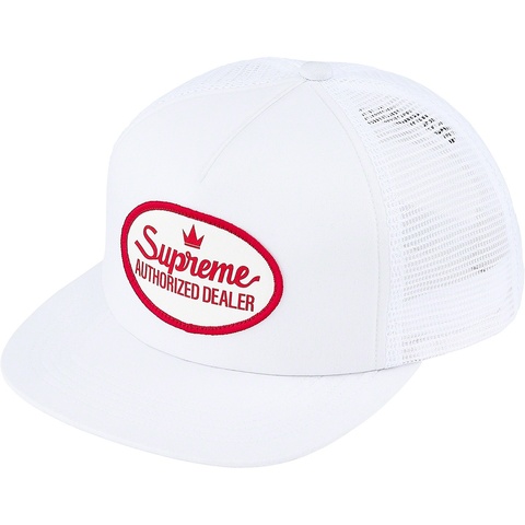 Supreme Authorized Mesh Back 5-Panel - White