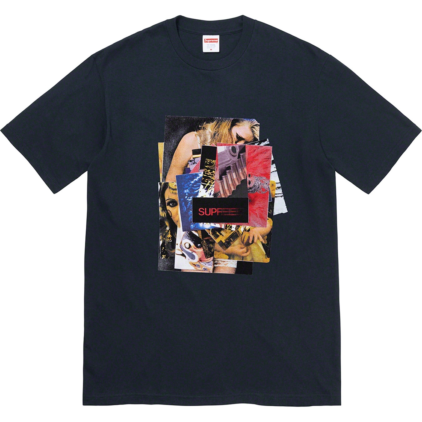 Supreme Stack Tee (FW21) - Navy - $38
