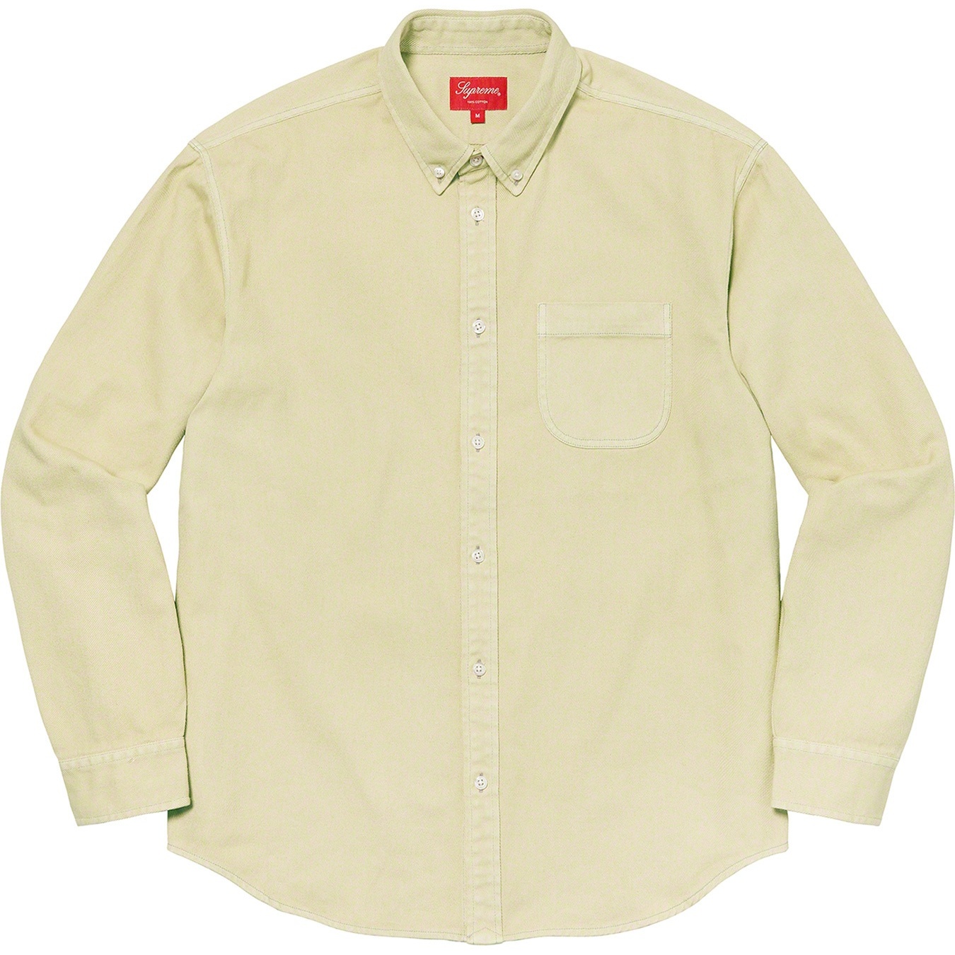 Supreme Appliqué Denim Shirt (FW21) - Natural - $138