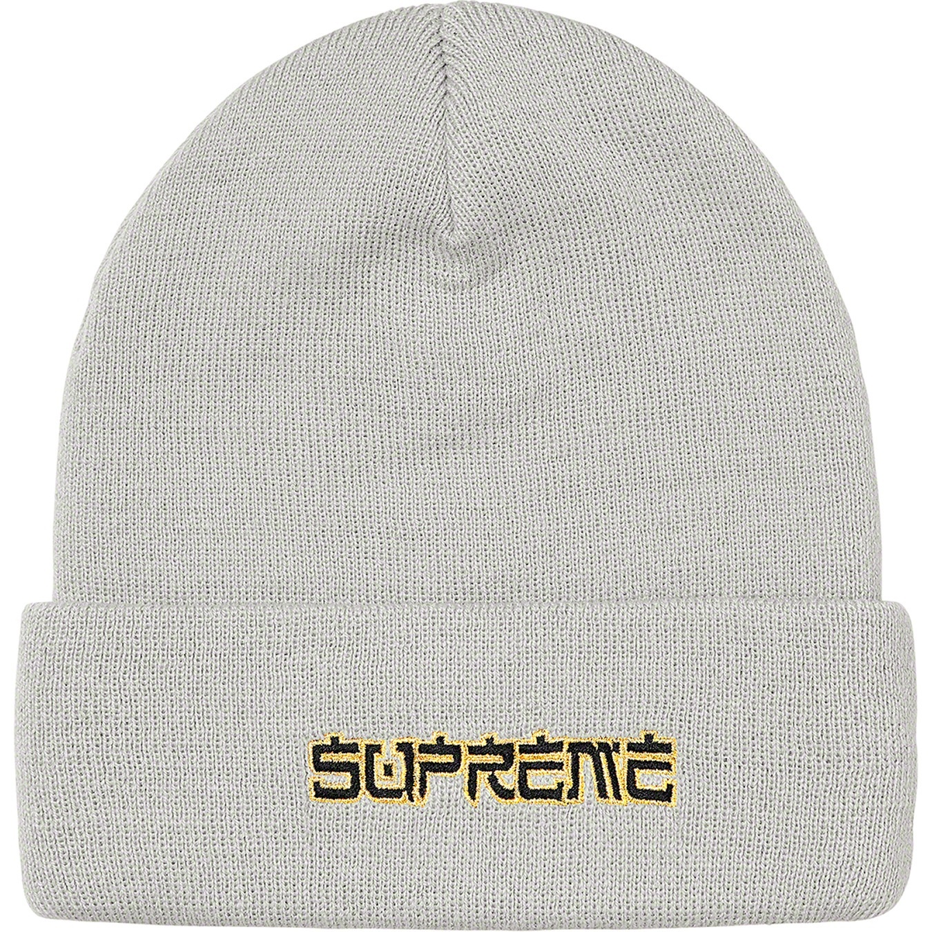 Supreme Demon Beanie (FW21) - Grey - $40