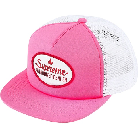 Supreme Authorized Mesh Back 5-Panel - Pink