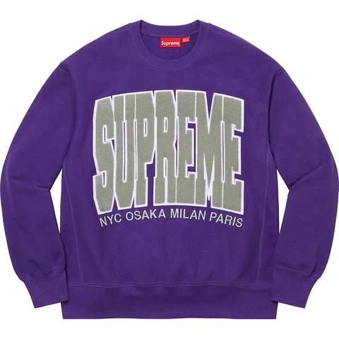 Cities Arc Crewneck - fall/winter 2021 - Supreme Cities Arc Crewneck - fall/winter 2021 - Supreme