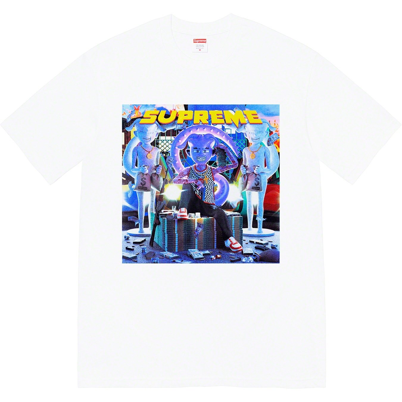 Supreme Richest Tee (FW21) - White - $38
