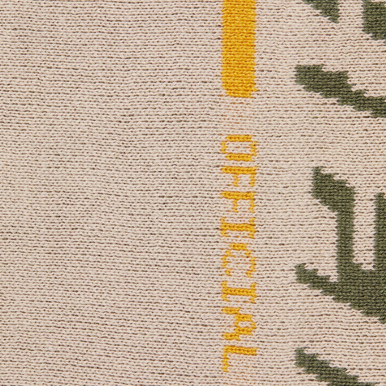 Supreme Sleeve Stripe Sweater (FW21) - Tan - $138