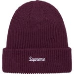 Supreme Loose Gauge Beanie (FW21) - Eggplant