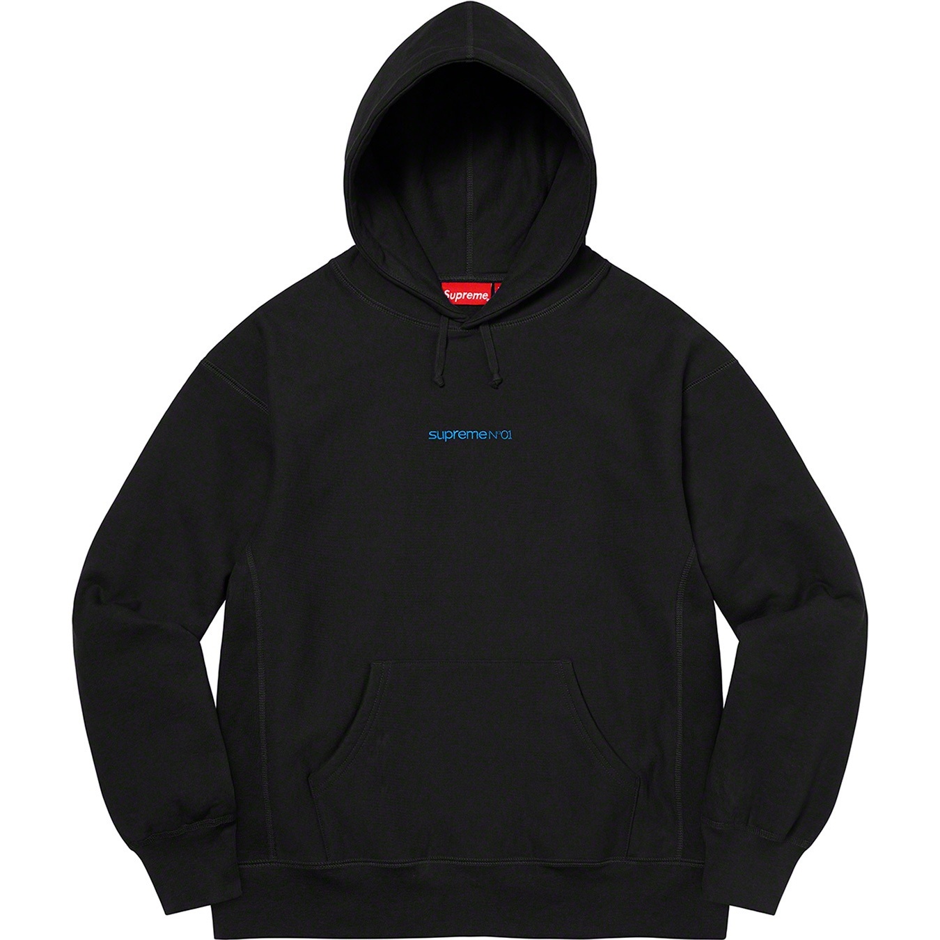 Supreme Number One Hooded Sweatshirt (FW21) - Black - $168
