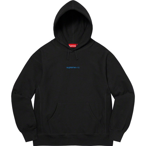 Supreme Number One Hooded Sweatshirt - Black