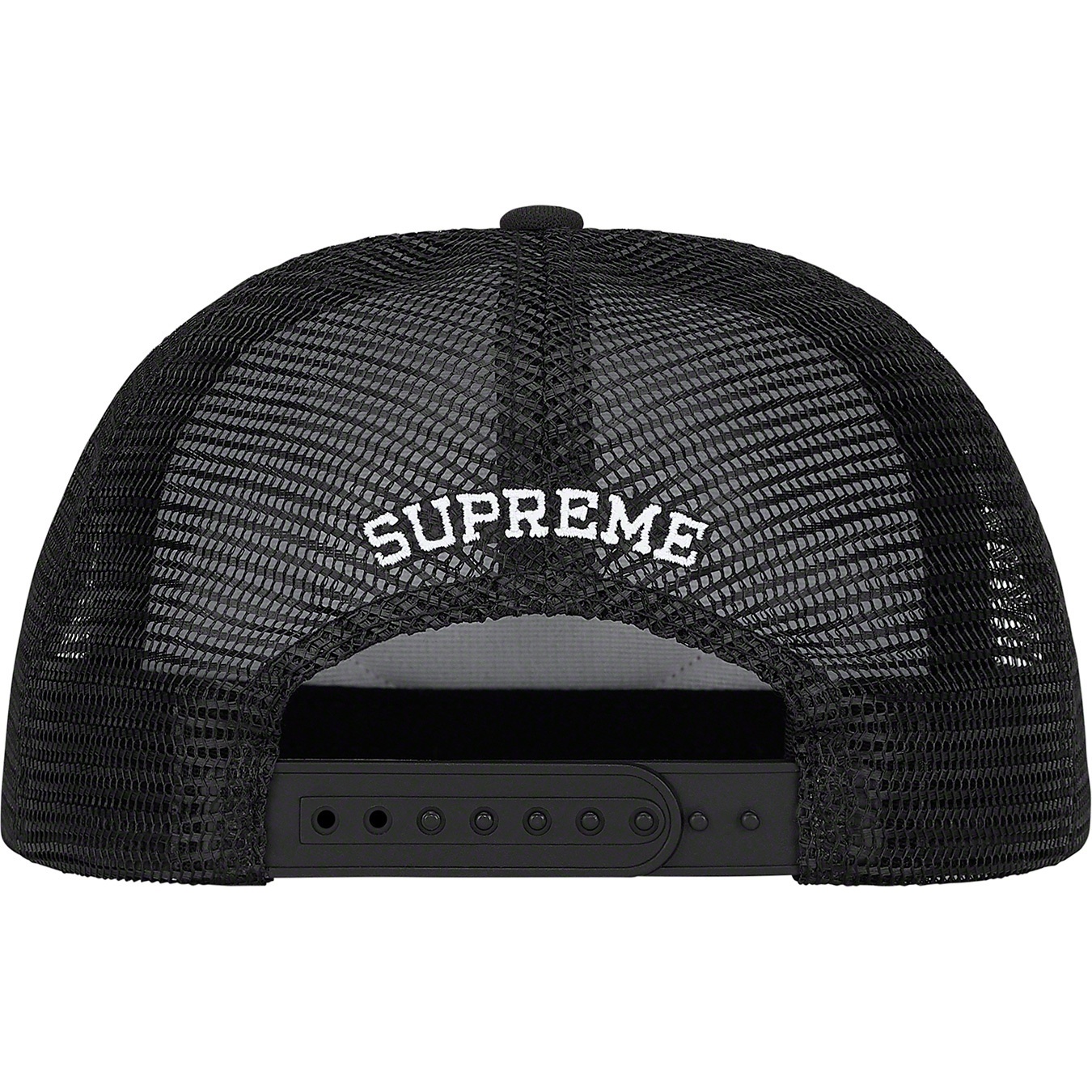 Supreme Authorized Mesh Back 5-Panel (FW21) - Black - $42