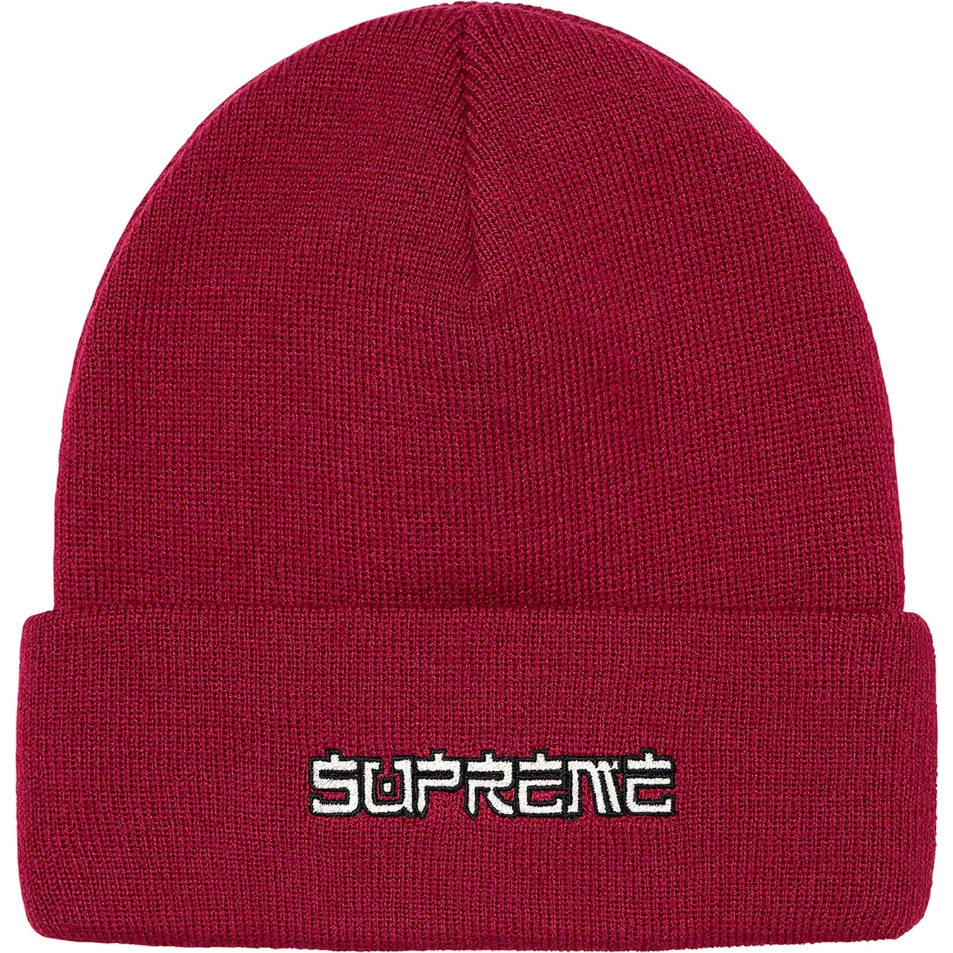 Supreme Demon Beanie (FW21) - Cardinal - $40