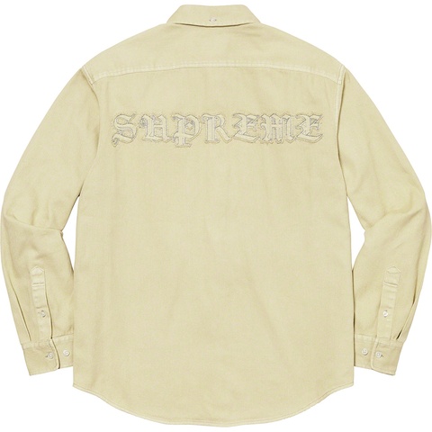 Appliqué Denim Shirt - fall/winter 2021 - Supreme