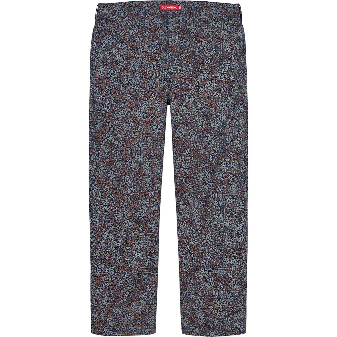 Supreme アートプリント ワークパンツ Supreme Work Pant (FW21) - $118