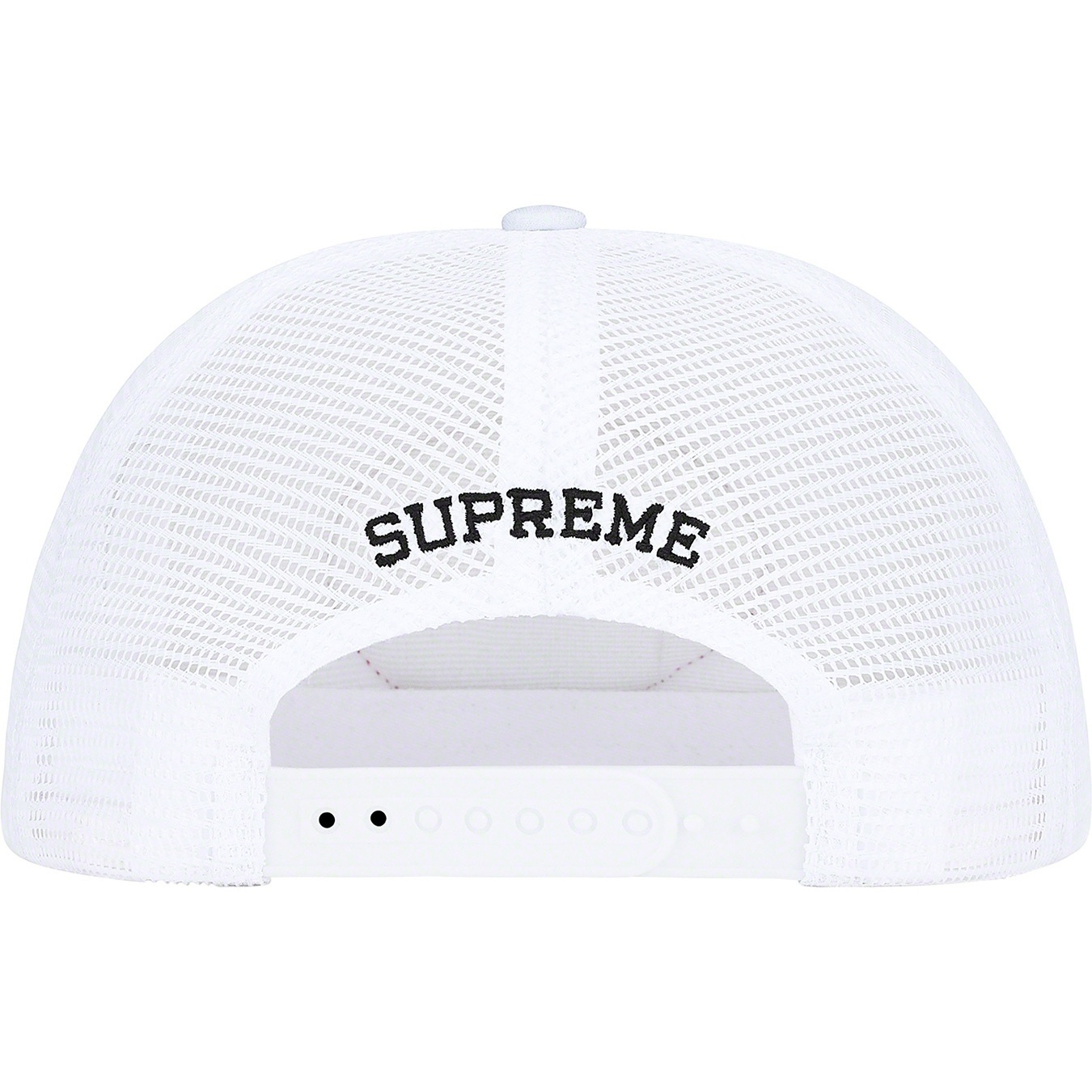 Supreme Authorized Mesh Back 5-Panel (FW21) - White - $42