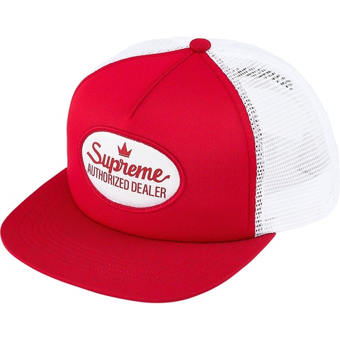 Supreme Authorized Mesh Back 5-Panel - Red