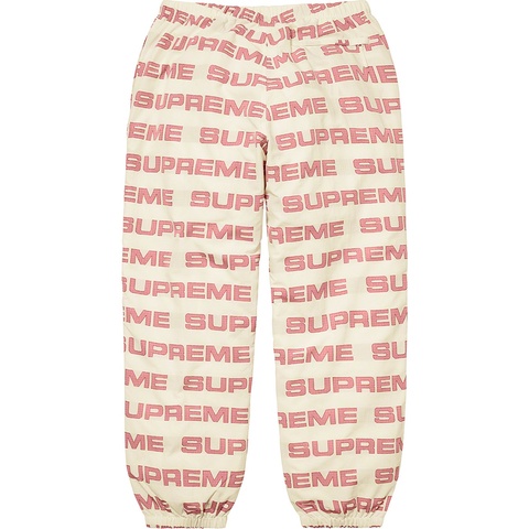 Supreme Logo Ripstop Track Pant - Natural