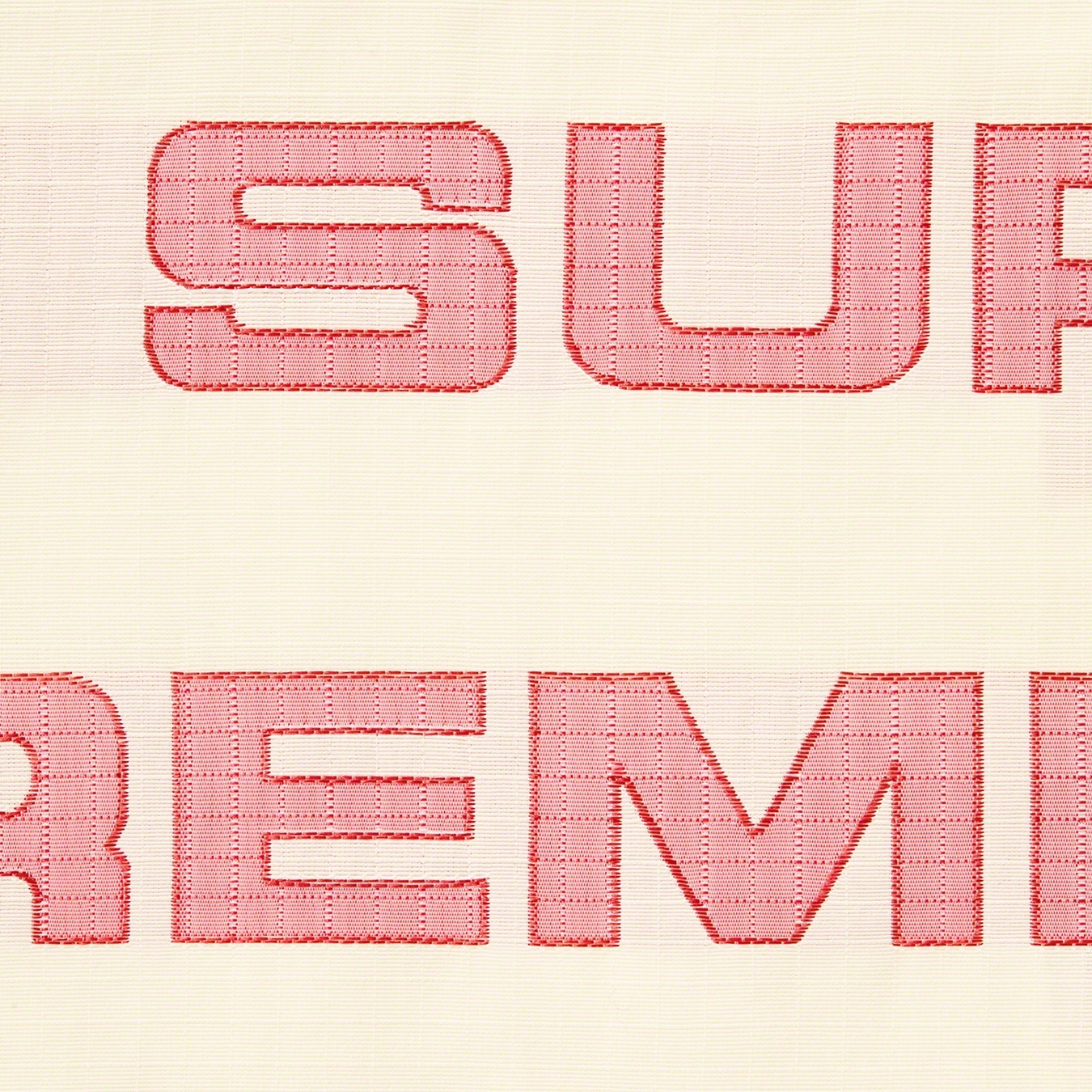 Supreme Logo Ripstop Hooded Track Jacket (FW21) - Natural - $178