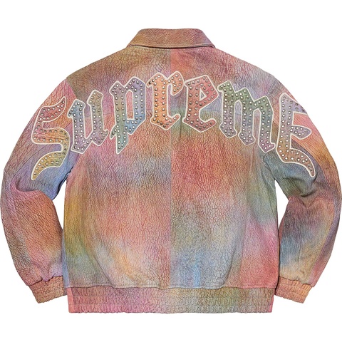Pebbled Leather Varsity Jacket - fall/winter 2021 - Supreme