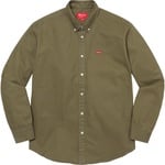 Supreme Small Box Twill Shirt (FW21) - Olive