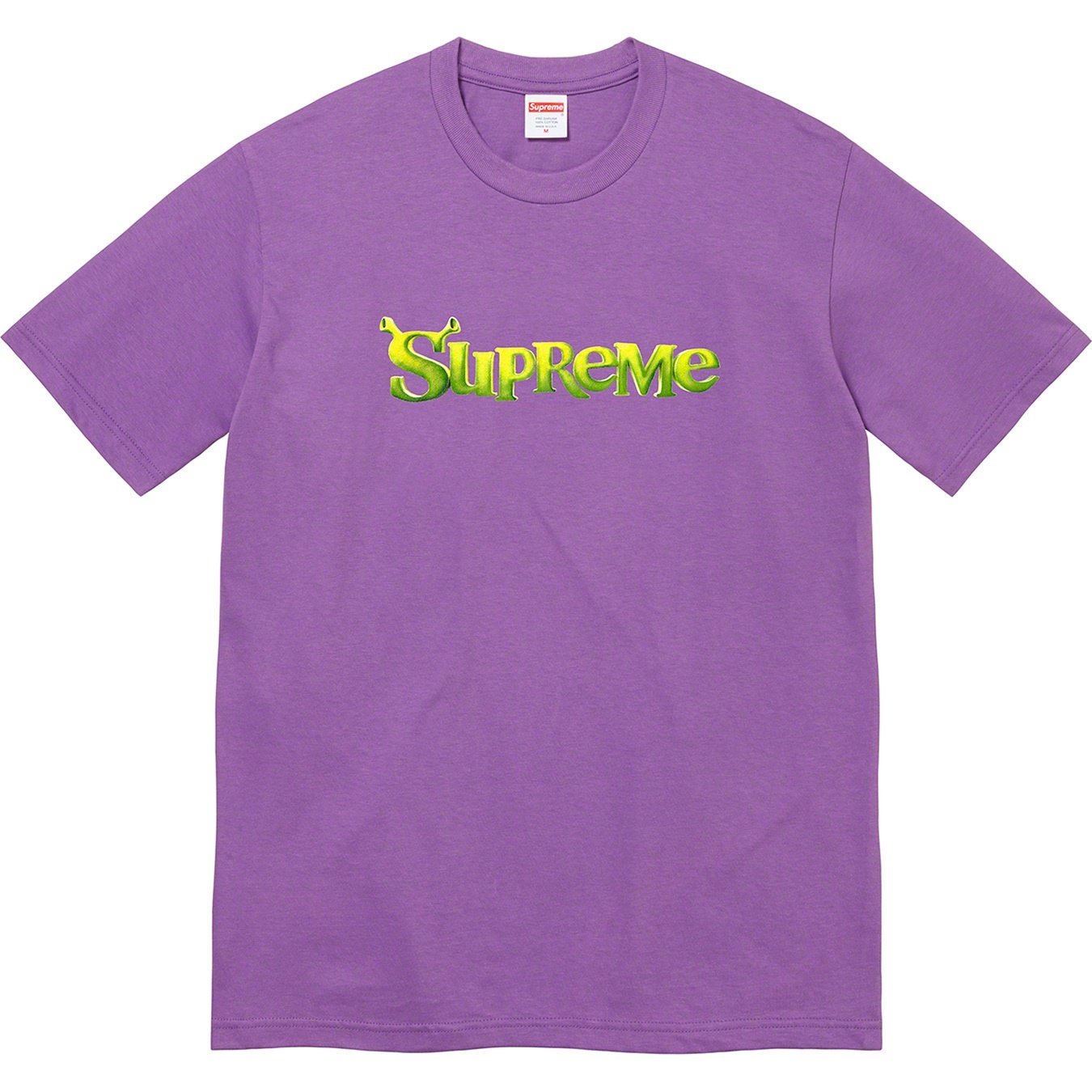 Supreme Shrek Tee (FW21) - Purple - $48
