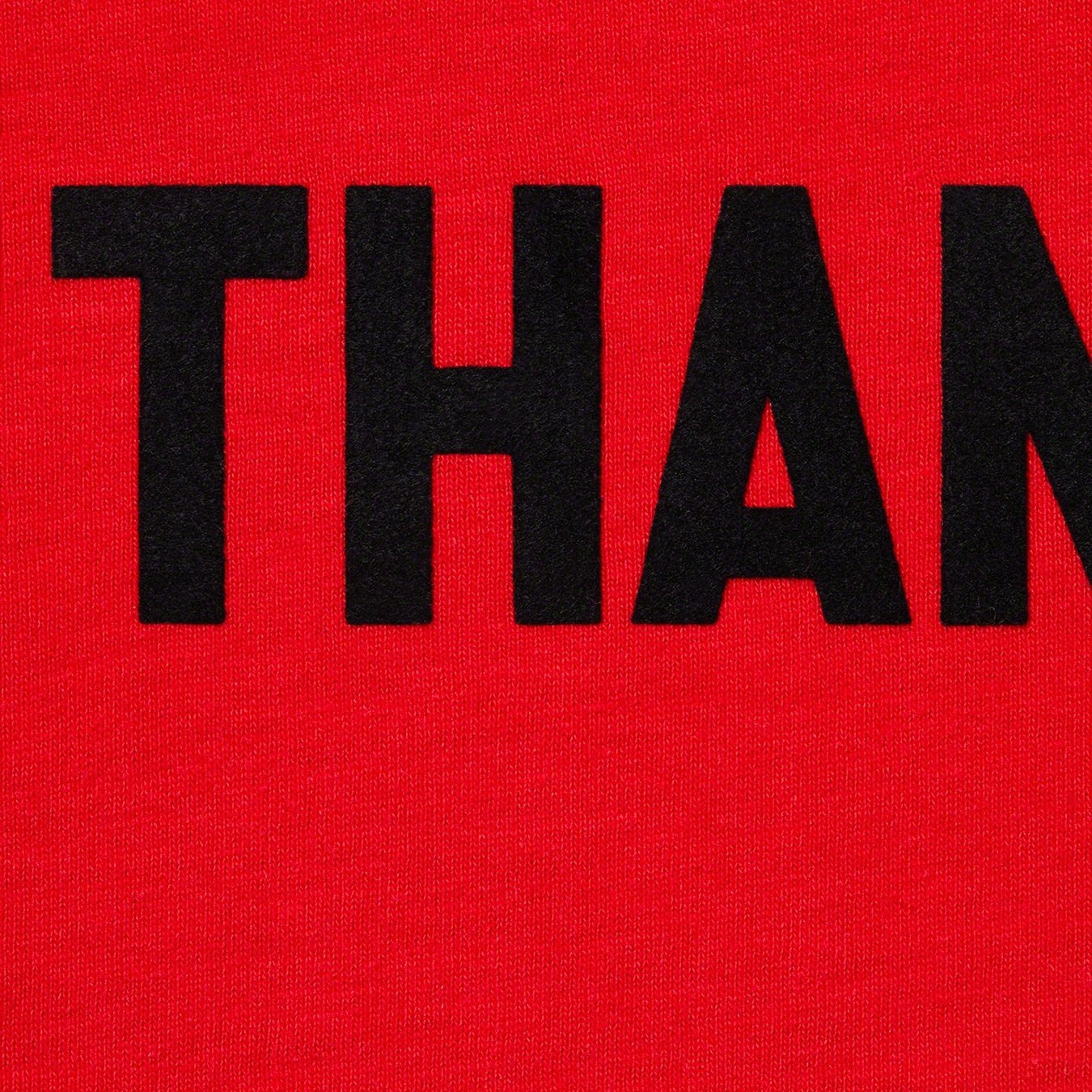 Supreme No Thanks S S Top (FW21) - Red - $68