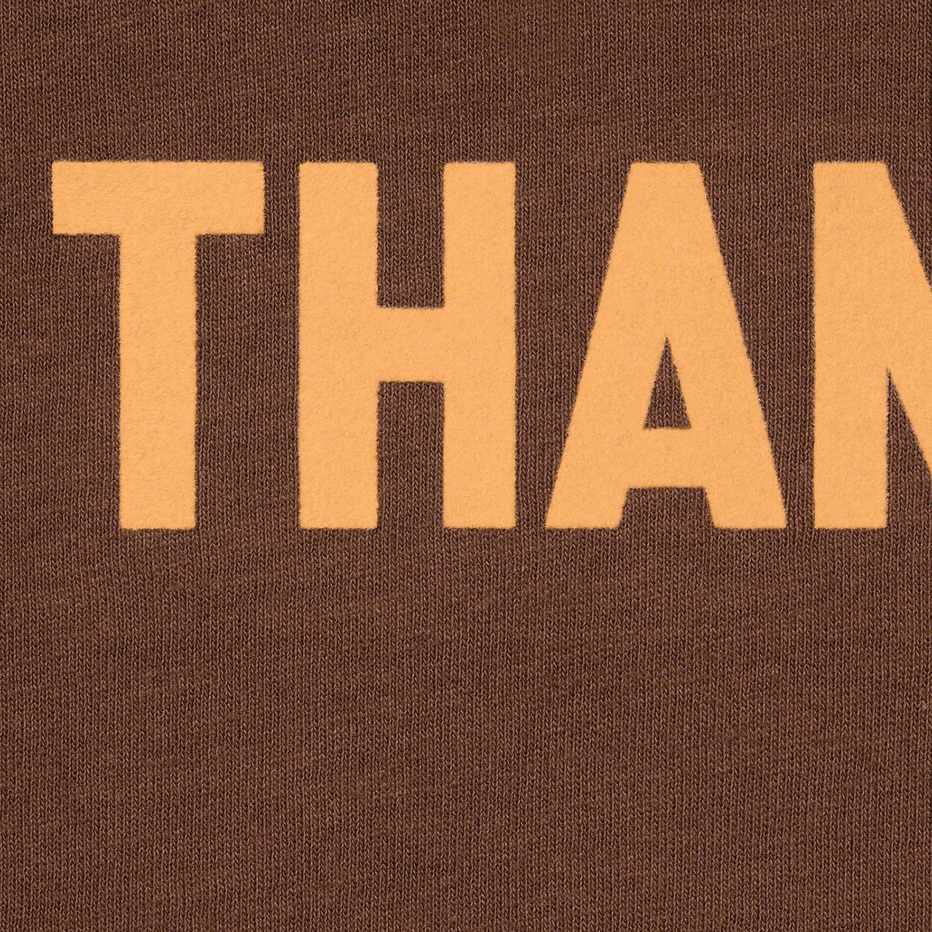 Supreme No Thanks S S Top (FW21) - Brown - $68