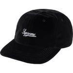 Supreme Velvet 2-Tone 6-Panel (FW21) - Black