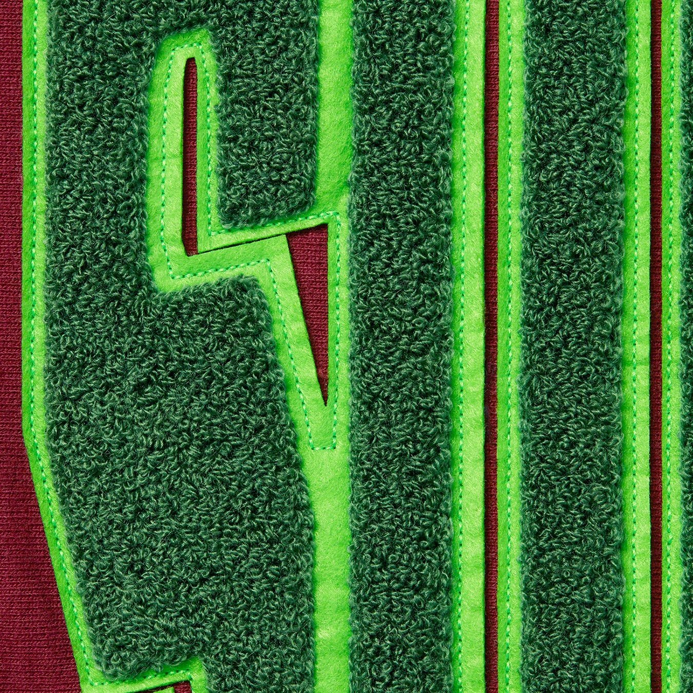 Supreme Cities Arc Crewneck (FW21) - Cardinal - $158