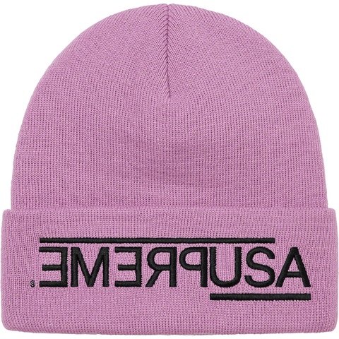 Supreme USA Beanie - Violet