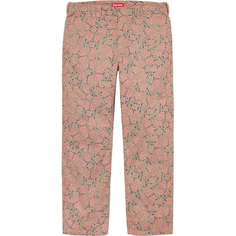 Supreme Work Pant - Khaki Floral Cards