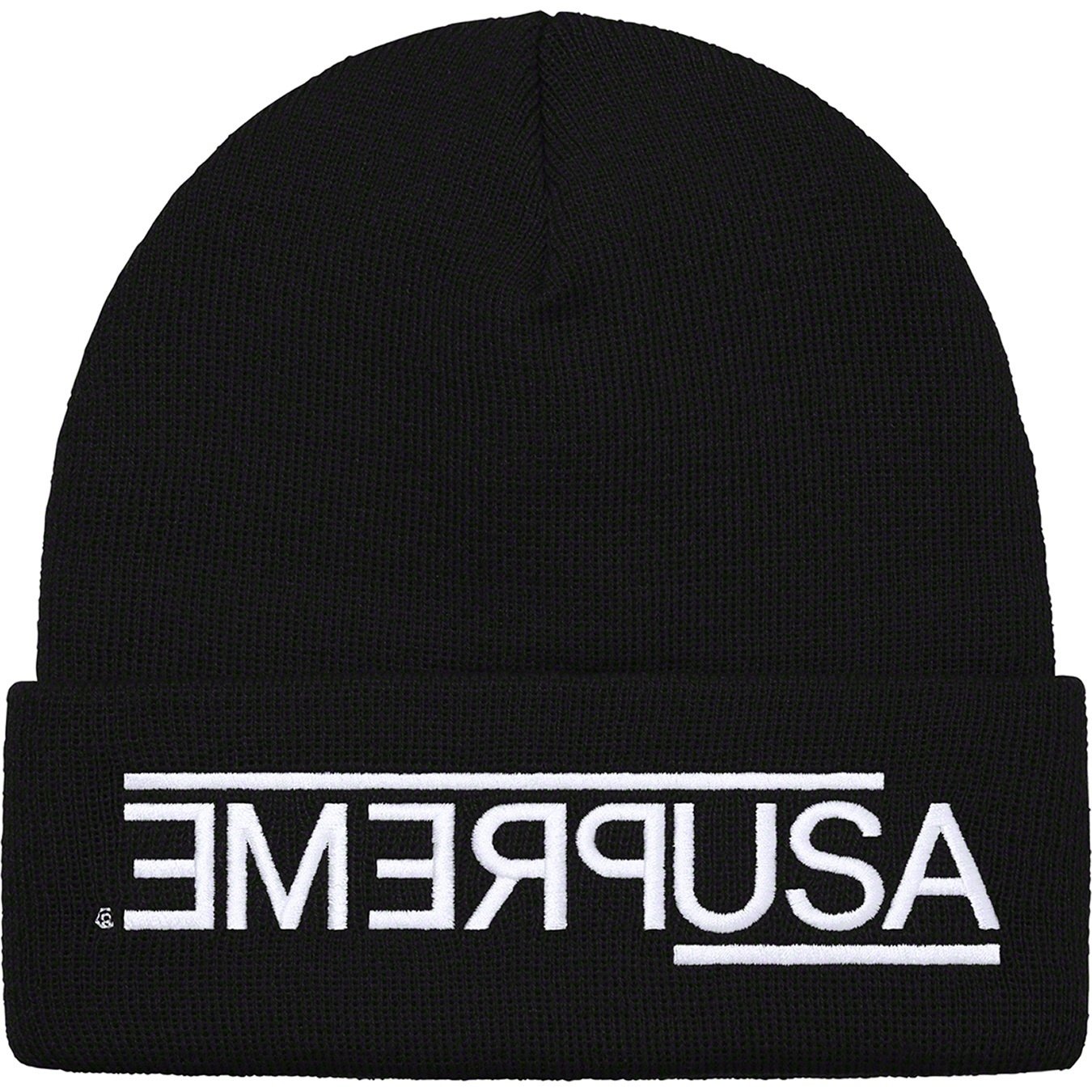 Supreme USA Beanie (FW21) - Black - $38