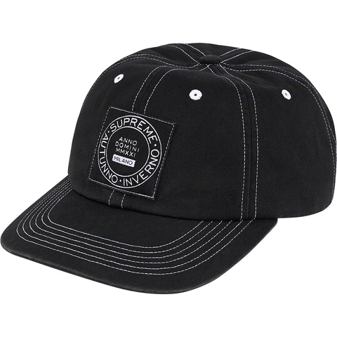 Supreme Milano Patch 6-Panel - Black