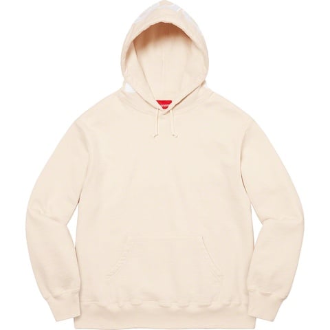 【小汚】 Supreme Contrast Hooded Natural XXL Contrast Hooded Sweatshirt - fall/winter 2021 - Supreme