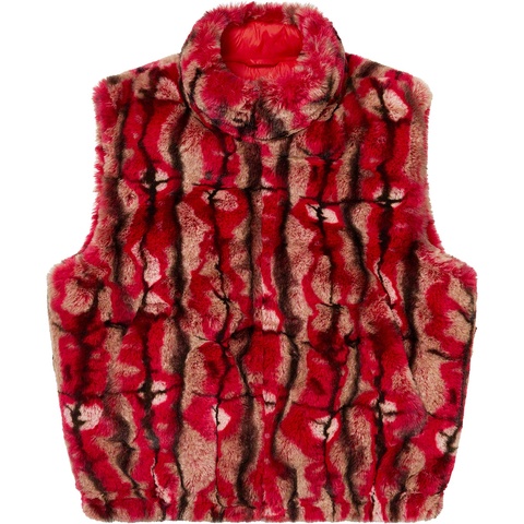 Faux Fur Hooded Vest - fall/winter 2021 - Supreme