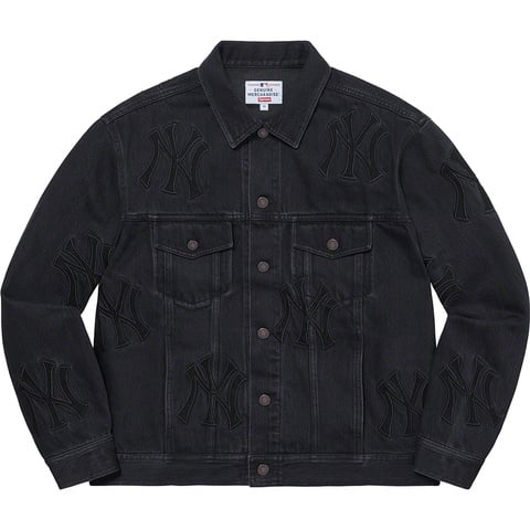 Supreme Supreme®/New York Yankees™Denim Trucker Jacket - Washed Black