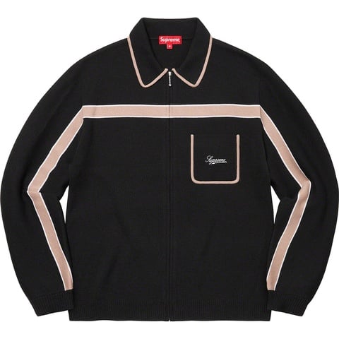 Chest Stripe Zip Up Cardigan - fall/winter 2021 - Supreme