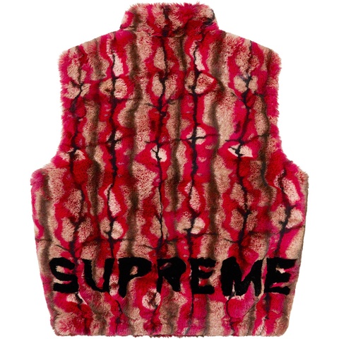 Faux Fur Hooded Vest - fall/winter 2021 - Supreme