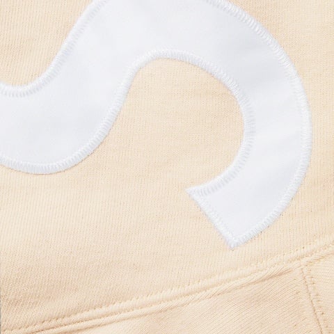 Supreme Contrast Hooded Sweatshirt - Natural