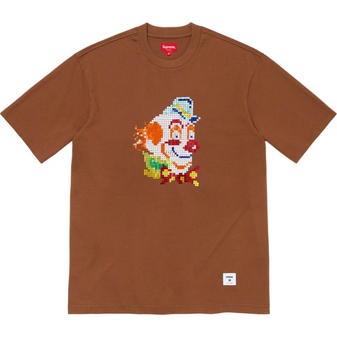 Supreme Clown Sequin S/S Top - Brown