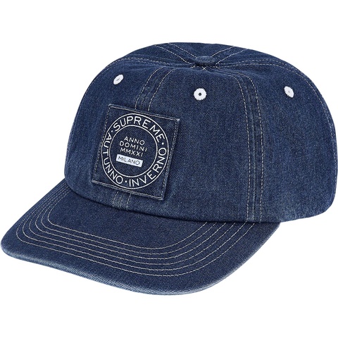 Supreme Milano Patch 6-Panel - Denim