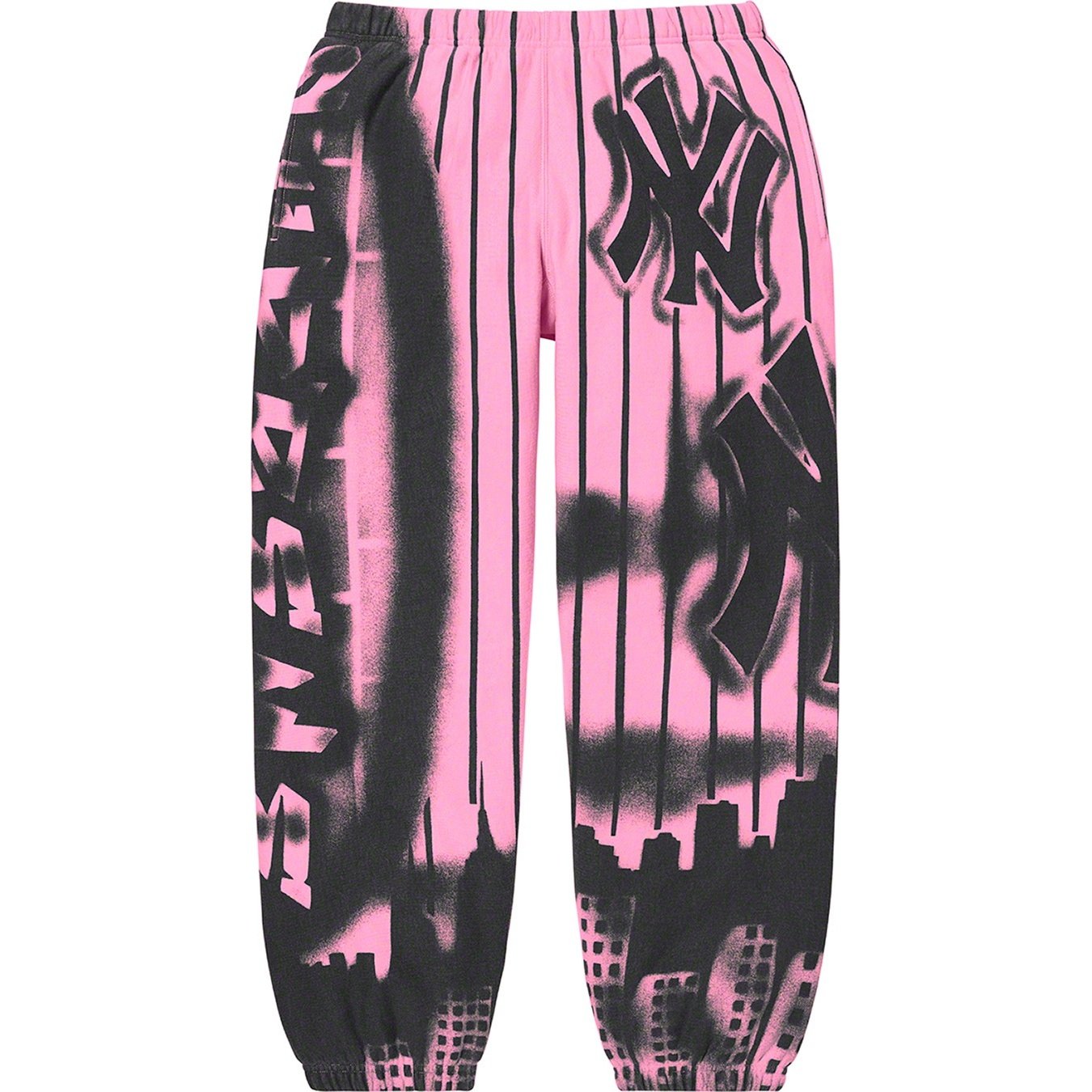 Supreme Supreme New York Yankees™Airbrush Sweatpant (FW21) - Pink - $198