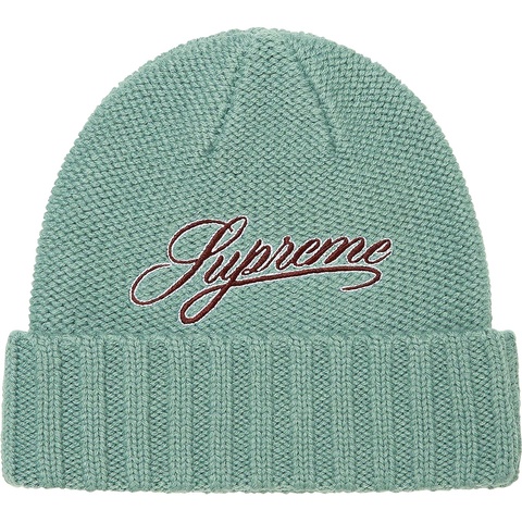 Supreme Script Logo Beanie - Olive