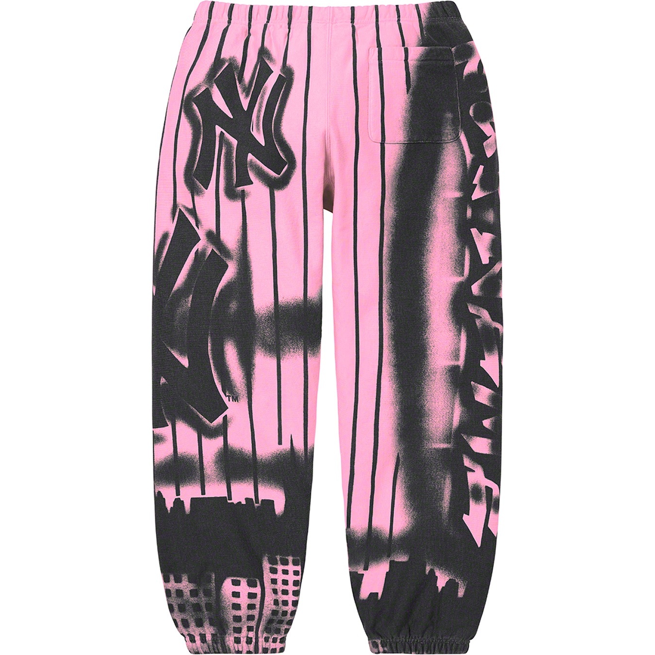 Supreme Supreme New York Yankees™Airbrush Sweatpant (FW21) - Pink - $198