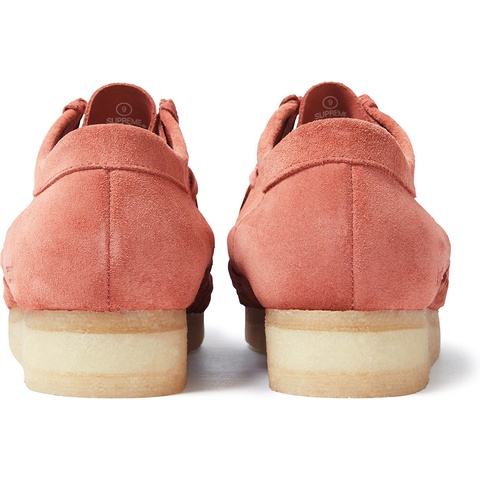 SUPREME×Clarks / Woven Wallabee ピンク 21FW Clarks Originals Wallabee Supreme Pink Reflective Men's - Sneakers