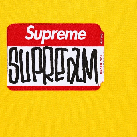 Supreme Gonz Nametag S/S Top - Yellow